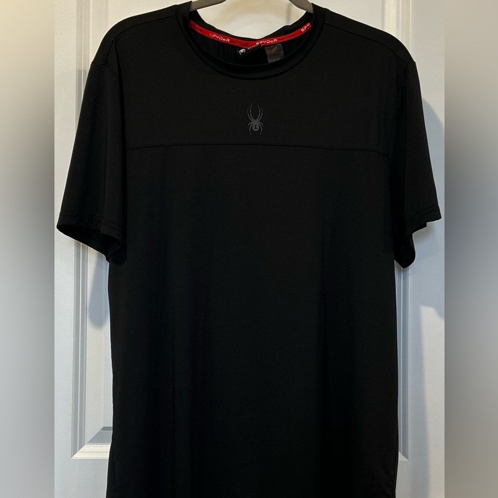Spyder Men’s medium black Dri-Fit Tee shirt
